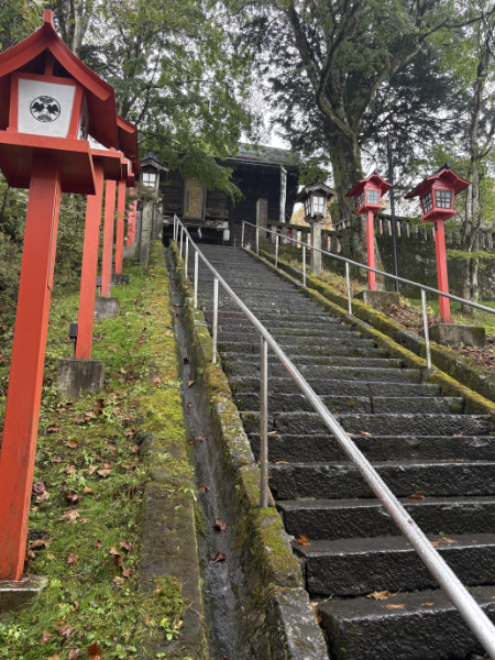熊野皇大神社の階段